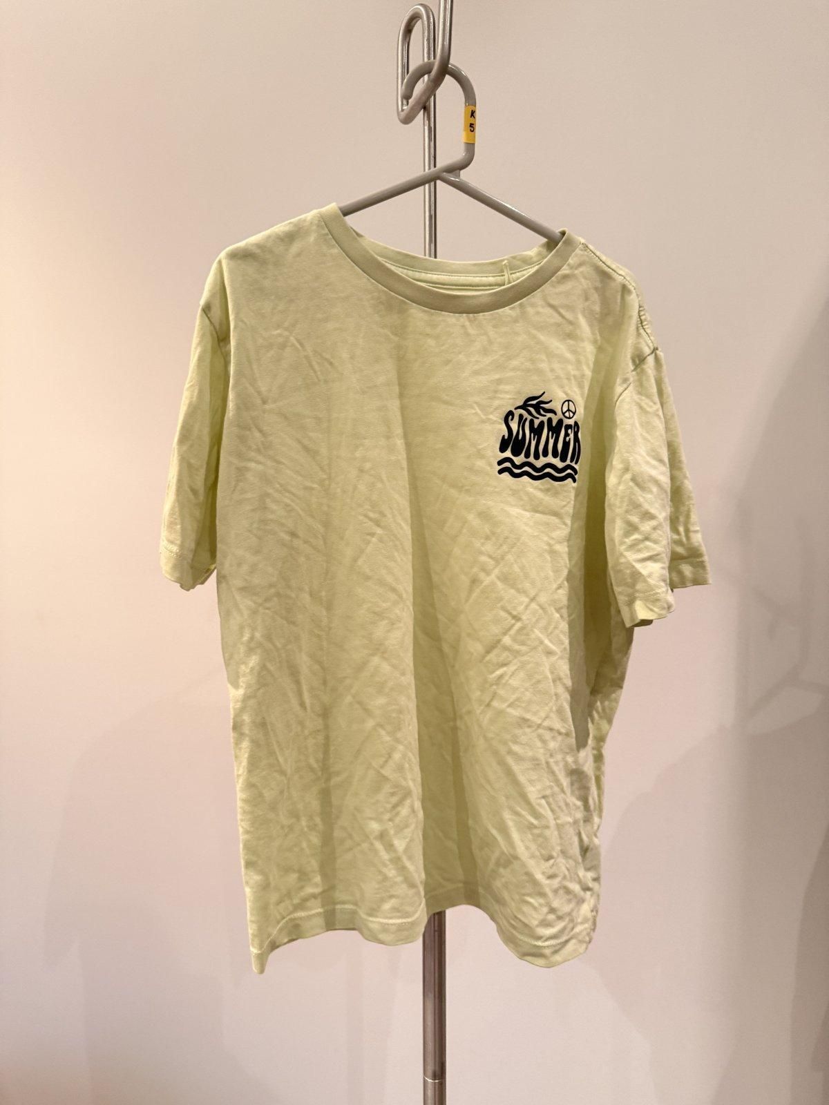 Target Girls' Youth Organic Cotton T-Shirt Size 8 Yellow - Image 1