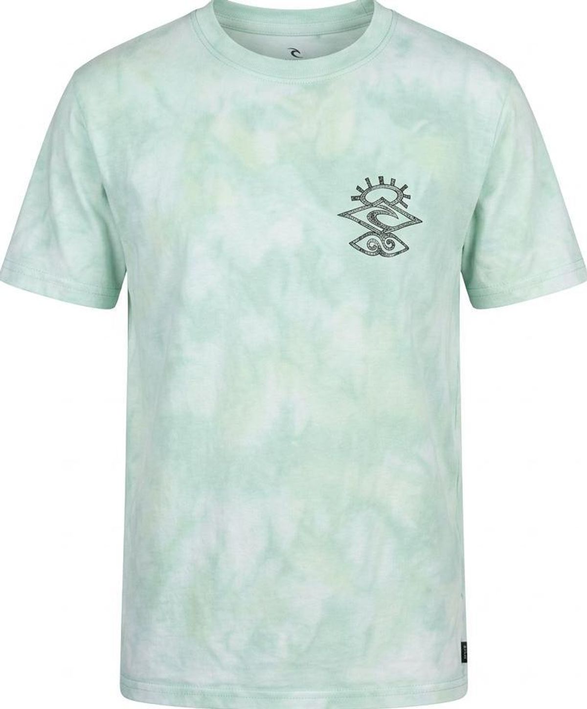 Rip Curl Kids Graphic T-Shirt Size 12 Green Tie-Dye - Image 1