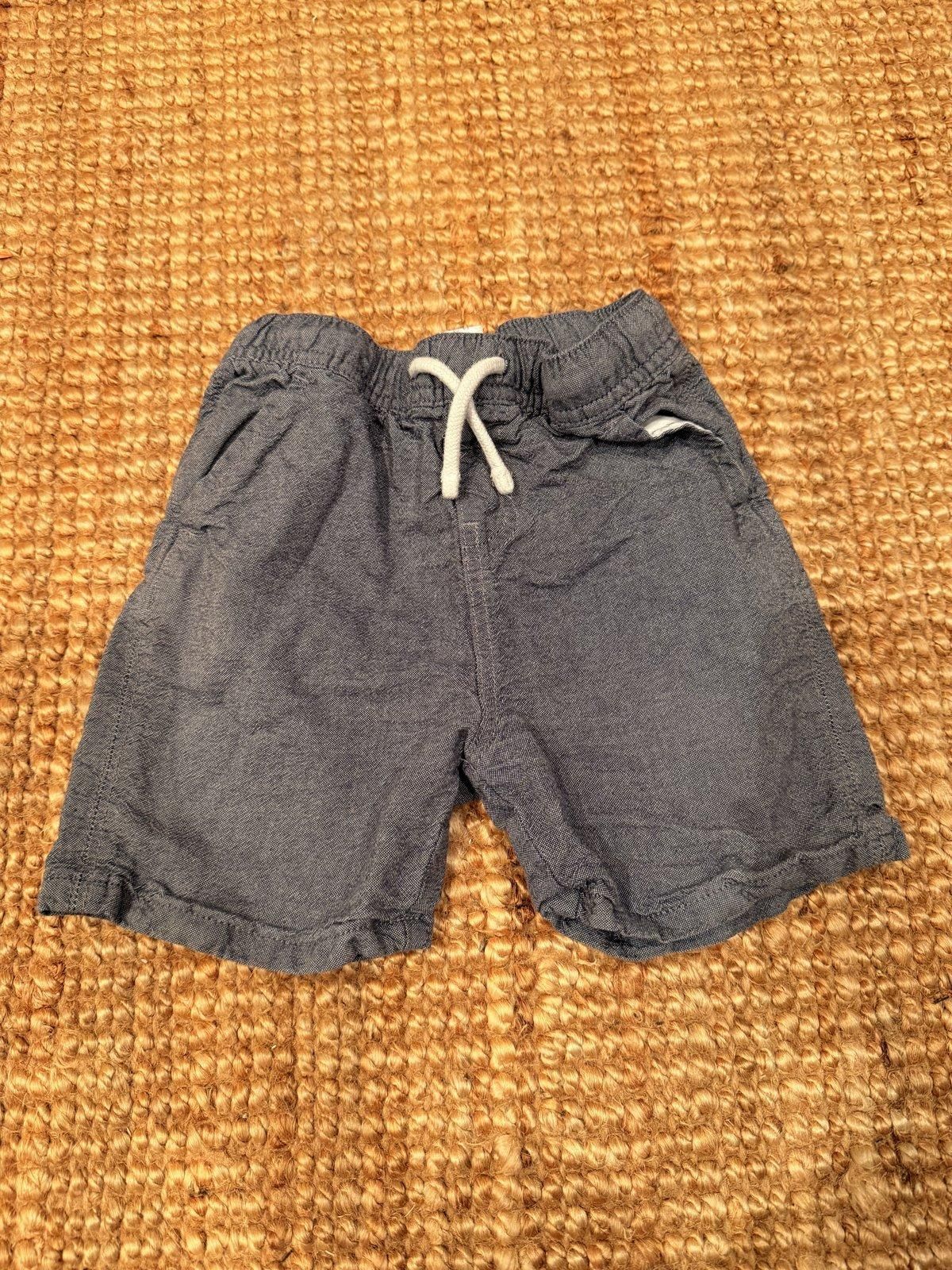 Anko Kids Chambray Drawstring Shorts Size 6 Blue - Image 1