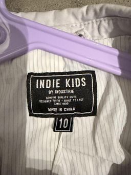 Indie Kids by Industrie Cotton Blazer Size 10 White for rent on The Volte - image 2