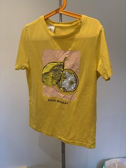 name it Sour Monday Sequin Graphic T-Shirt Yellow 11-12Y for rent on The Volte - image 1