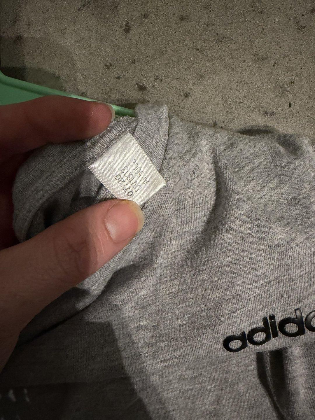 Adidas Kids 3-Stripe T-Shirt Grey Marle Size 10 for rent on The Volte - main image