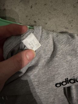 Adidas Kids 3-Stripe T-Shirt Grey Marle Size 10 for rent on The Volte - image 2
