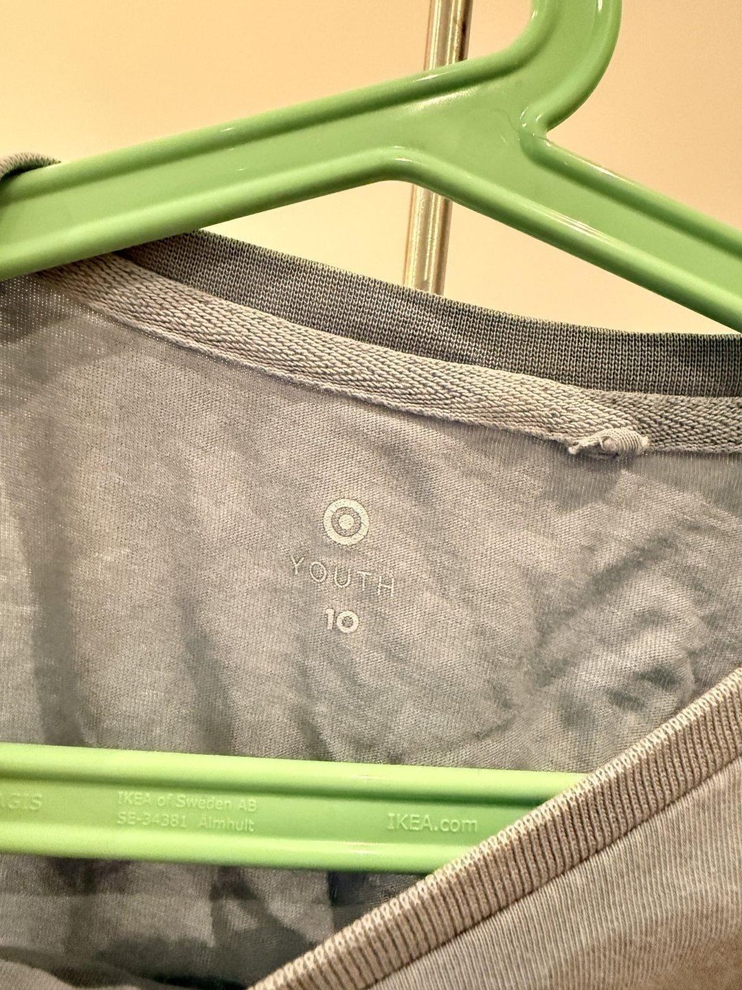Target Kids Plain T-Shirt Size 10 Gray for rent on The Volte - main image
