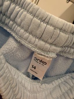 Anko Girls Velour Track Pants Size 14 Blue for rent on The Volte - image 2