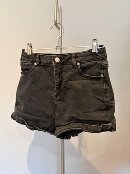 TILII Girls' Black Denim Cut-Off Shorts Size 12 for rent on The Volte - image 1