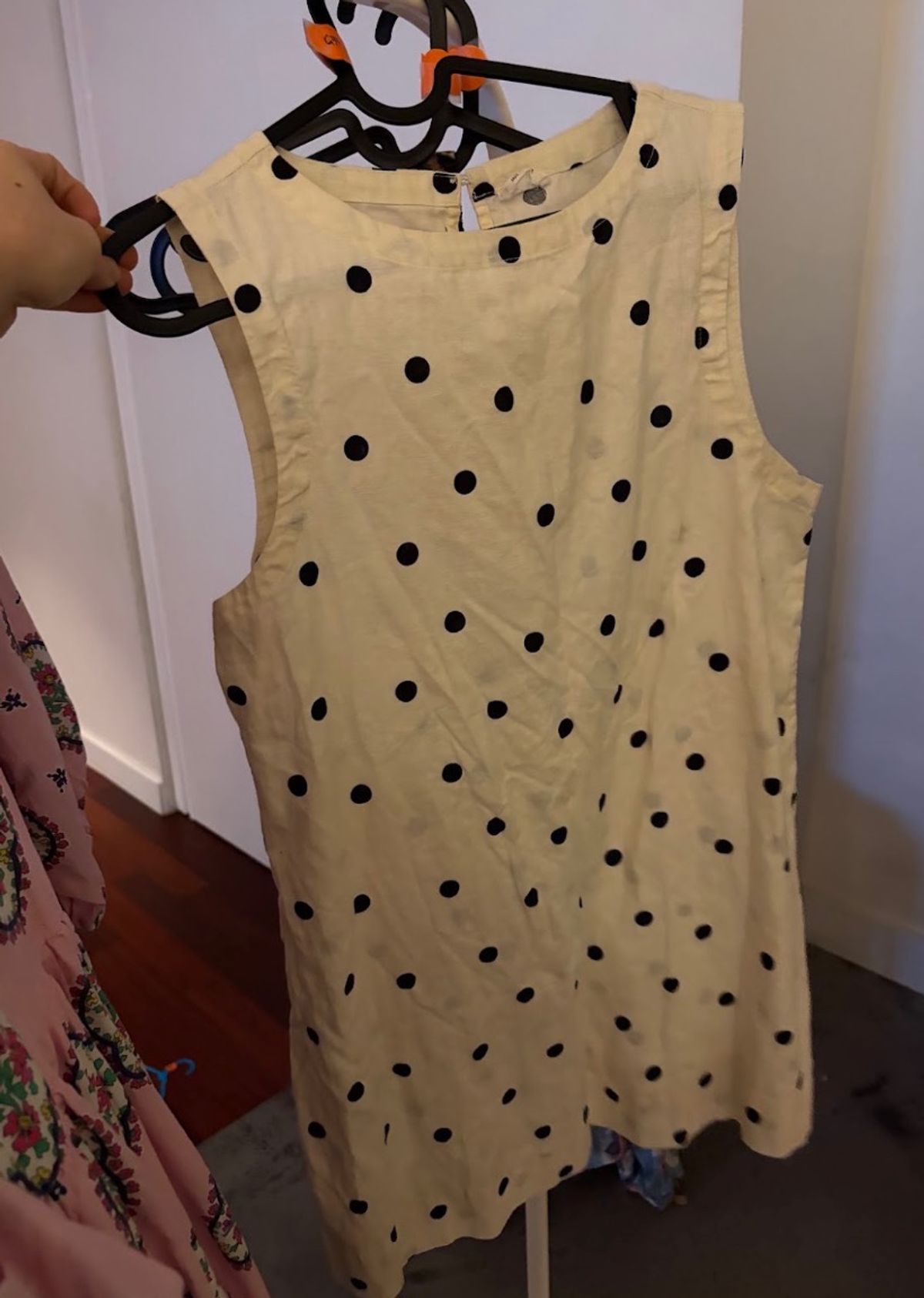 Cotton On Ivory Shift Dress Size 12 Knee Length for rent on The Volte - main image