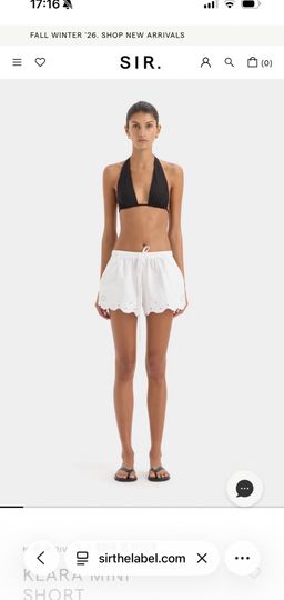 SIR. White Hot Pants Shorts Size 1 for rent on The Volte - image 2