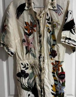 Alemais Meagan Mini Dress Ivory Size 12 for rent on The Volte - image 1
