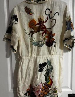 Alemais Meagan Mini Dress Ivory Size 12 for rent on The Volte - image 2