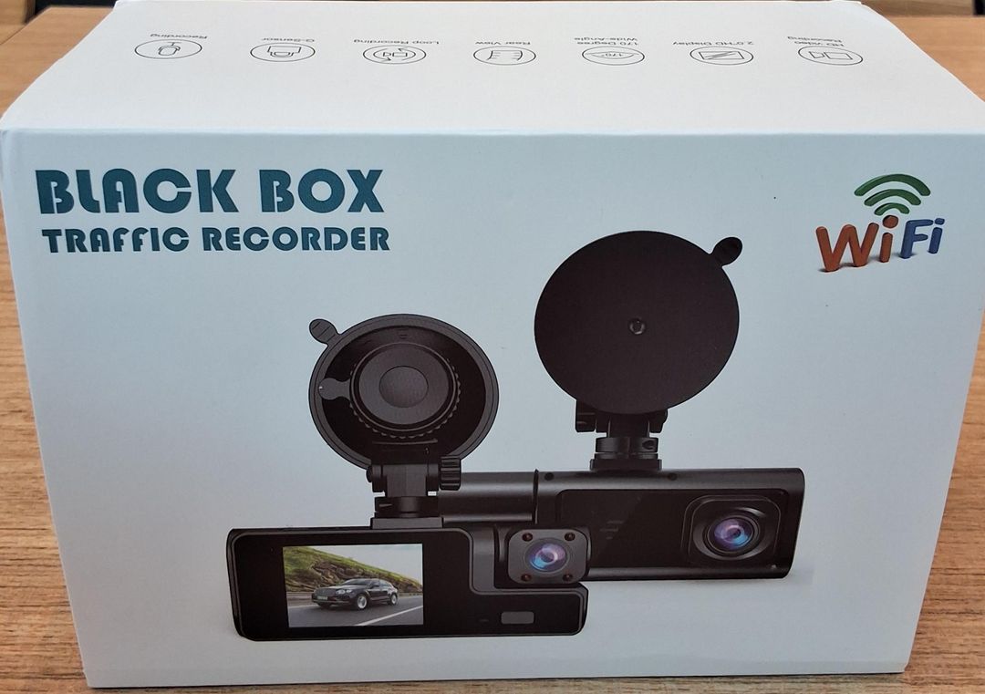 Black Box Dashcam 3-Camera WiFi G-Force Parking Monitor for rent on The Volte - main image