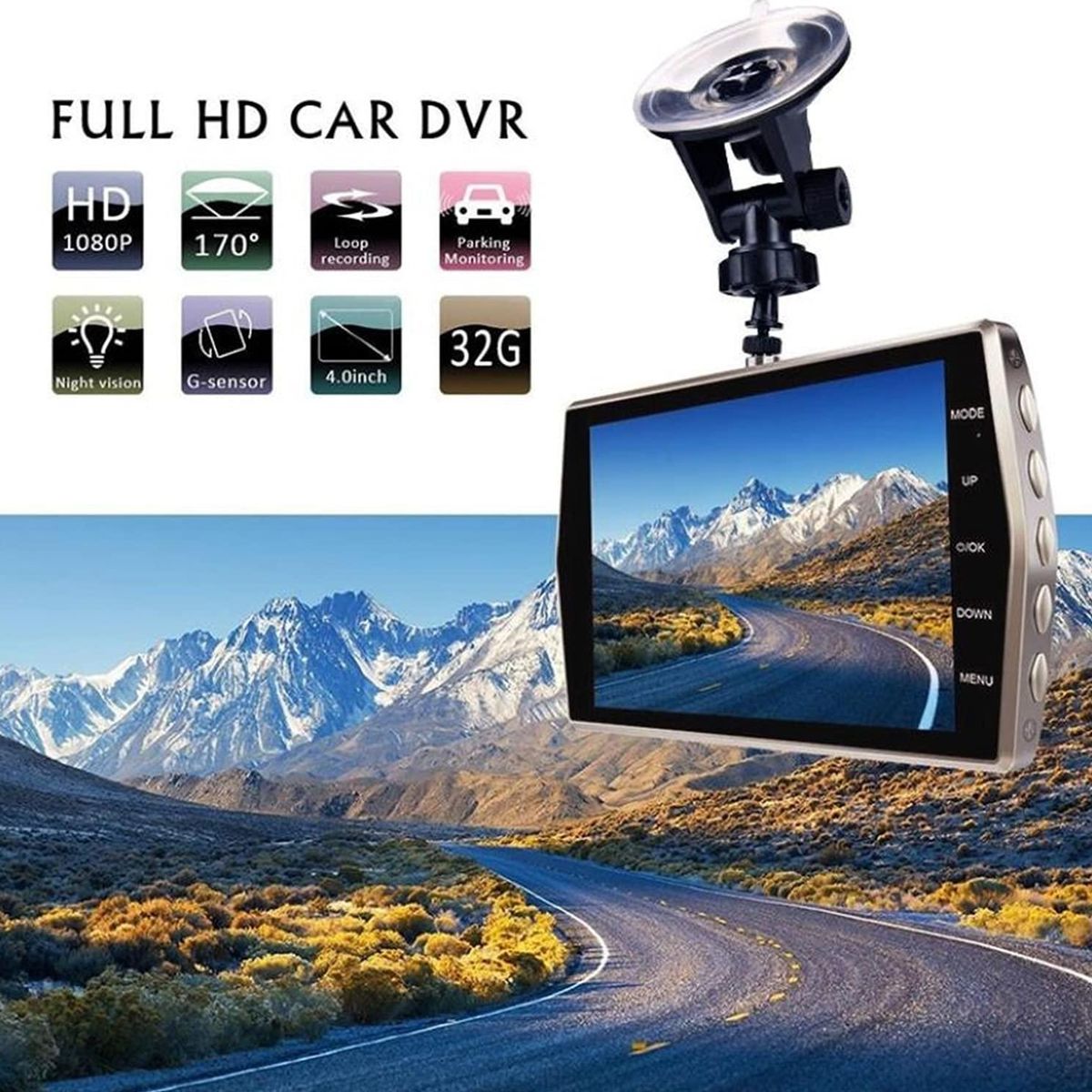 Yunkaiming T.901 Dashcam Night Vision G-Force 2-Year Warranty - Image 7