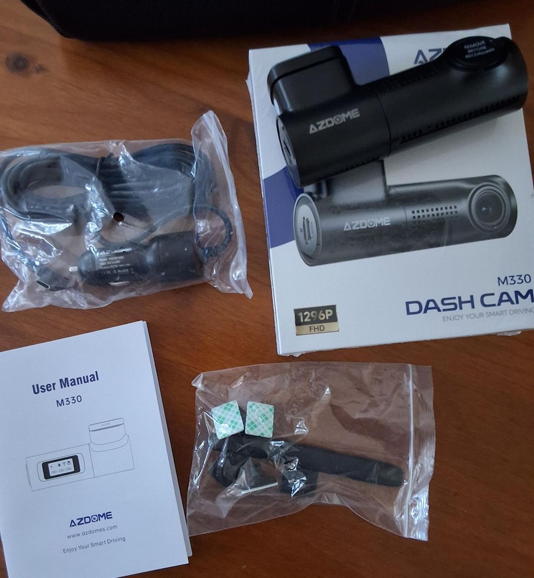 Azdome M330 Dashcam WiFi Night Vision Parking Mode for rent on The Volte - main image