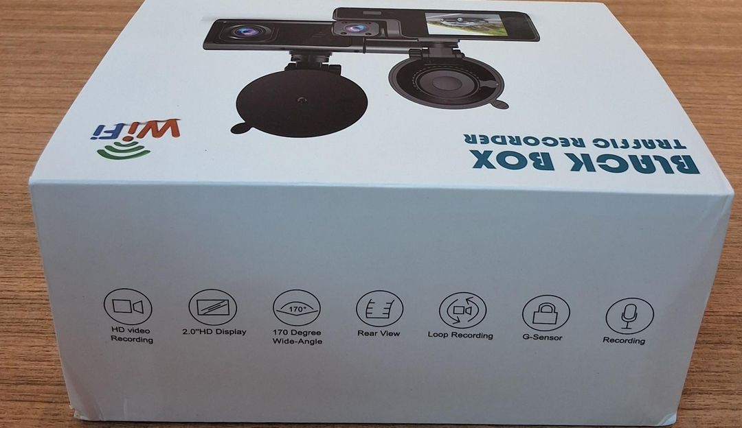 Black Box Dashcam 3-Camera WiFi G-Force Parking Monitor for rent on The Volte - main image