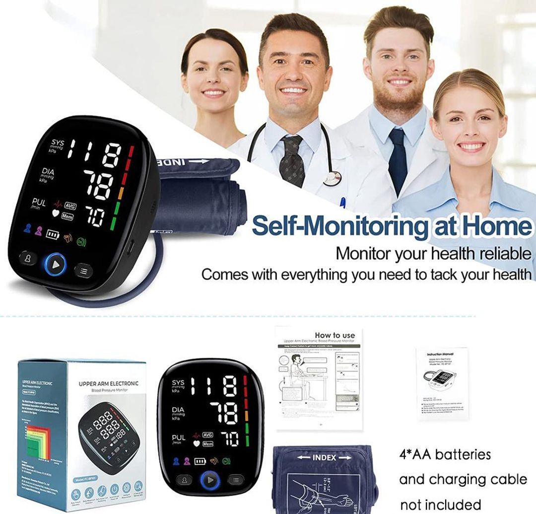 Kingclinic Upper Arm Blood Pressure Monitor Dual Use for rent on The Volte - main image