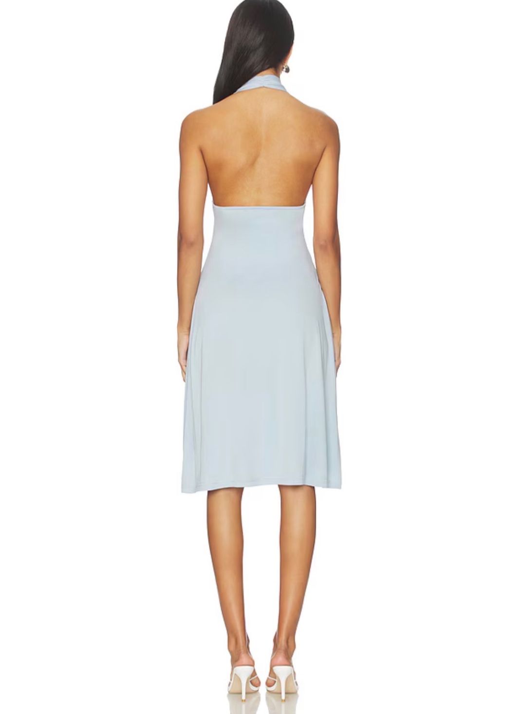With Jean Blue Wrap Dress Size S for rent on The Volte - main image