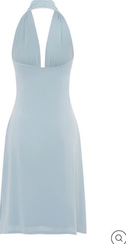 With Jean Blue Wrap Dress Size S for rent on The Volte - image 2
