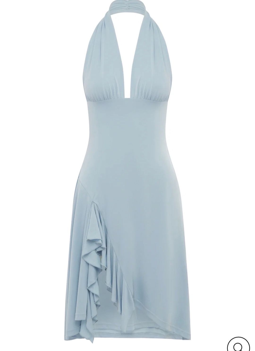 With Jean Blue Wrap Dress Size S for rent on The Volte - main image