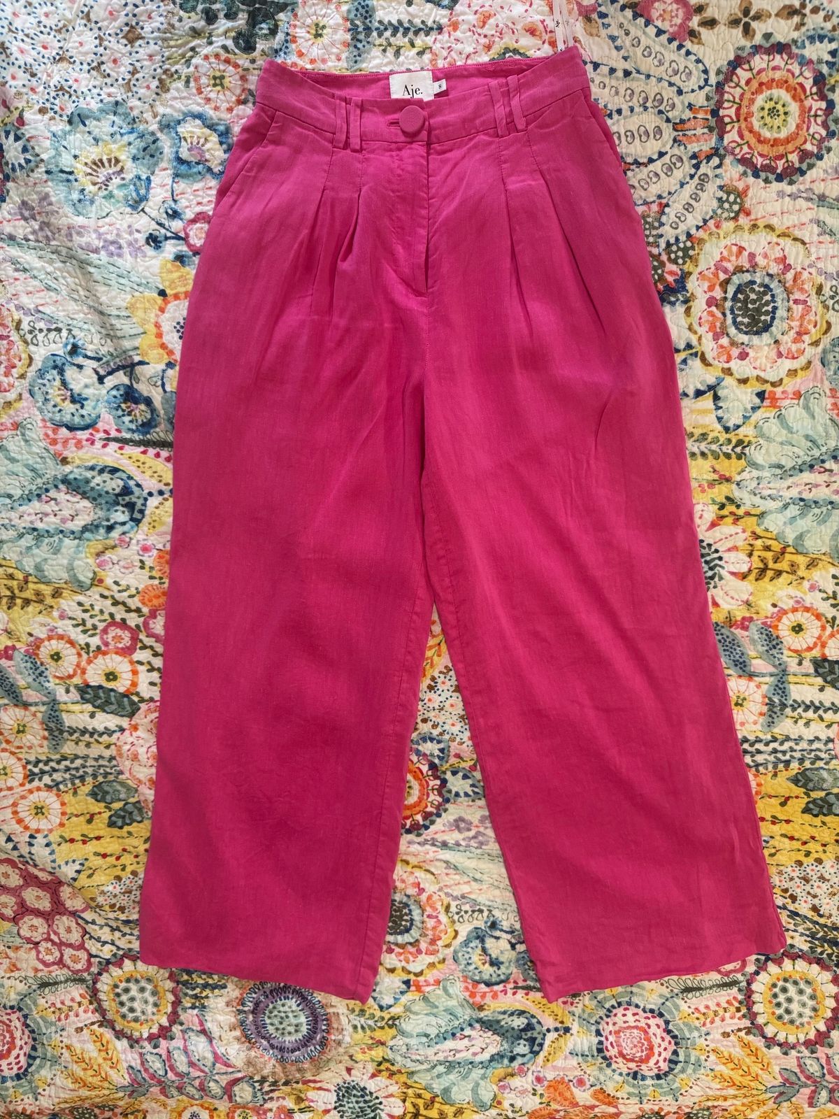 Aje High Waist Wide Leg Pant Size 8 - Image 4