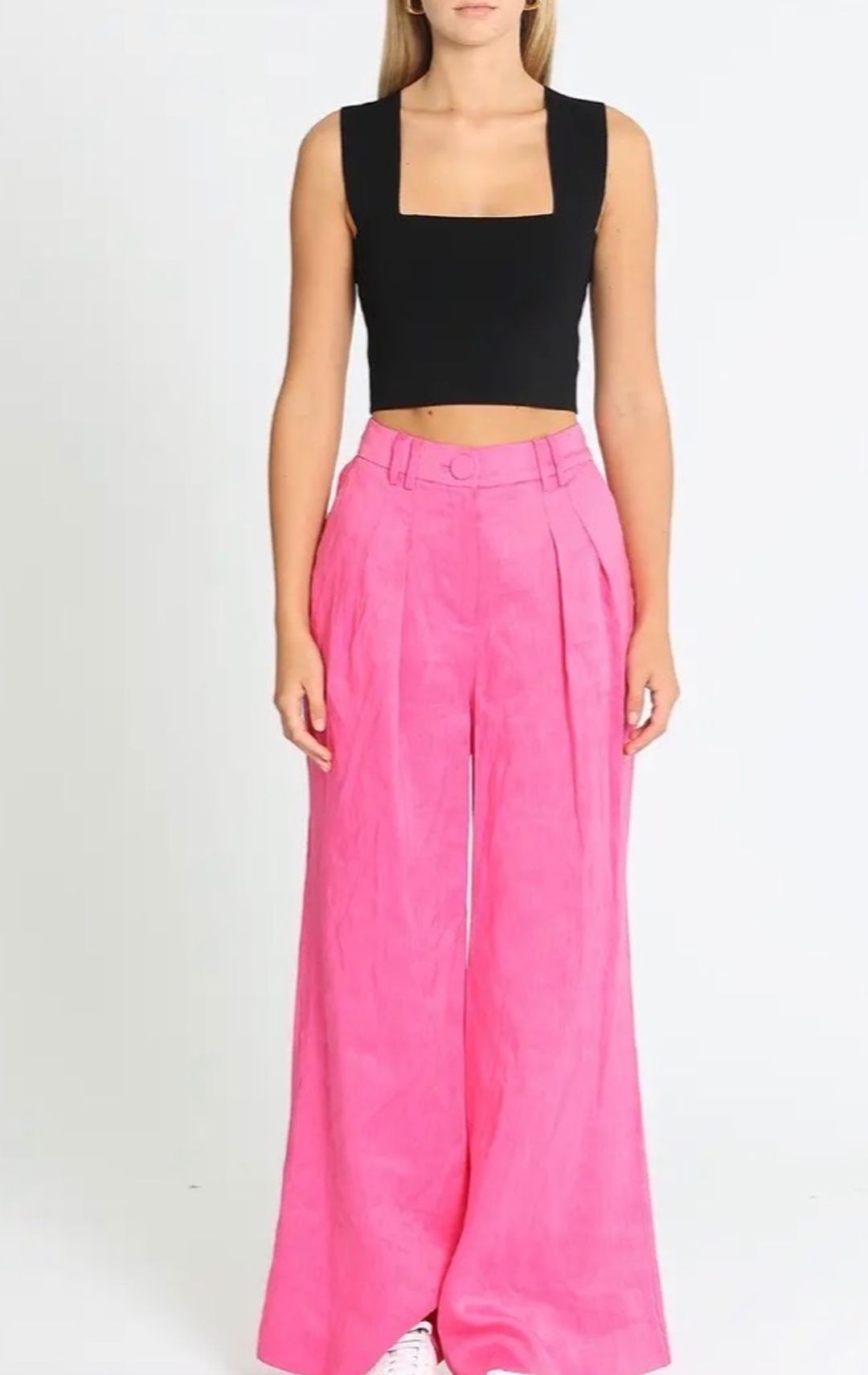 Aje High Waist Wide Leg Pant Size 8 for rent on The Volte - main image