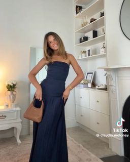 Manning Cartell Royal Debut Navy dress for rent on The Volte - image 2