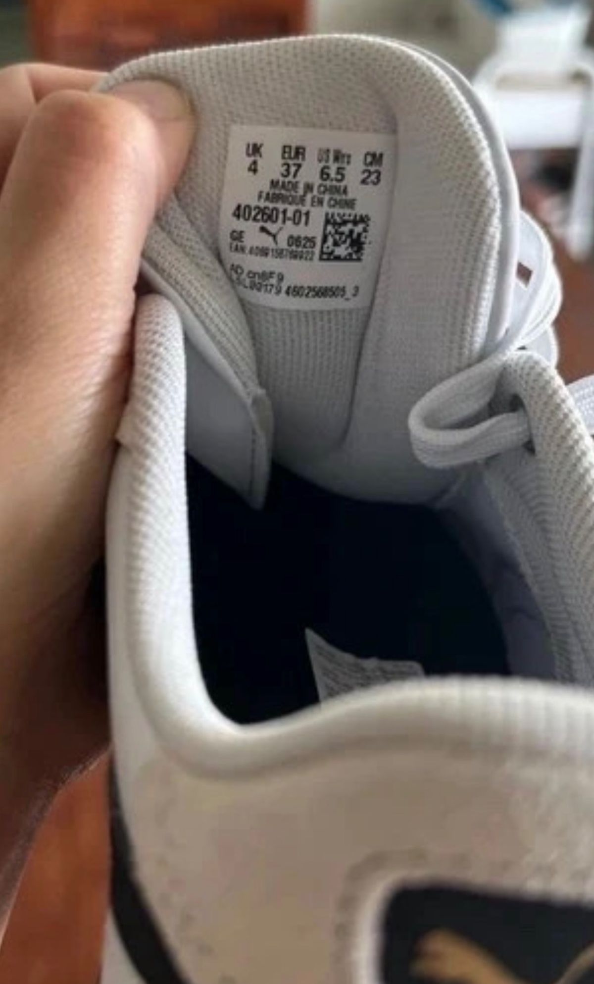 PUMA Women's White Athletic Sneakers Size 4 - Image 1