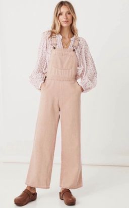 Spell & the Gypsy Collective Outland Denim Overall Pink Size S for rent on The Volte - image 1