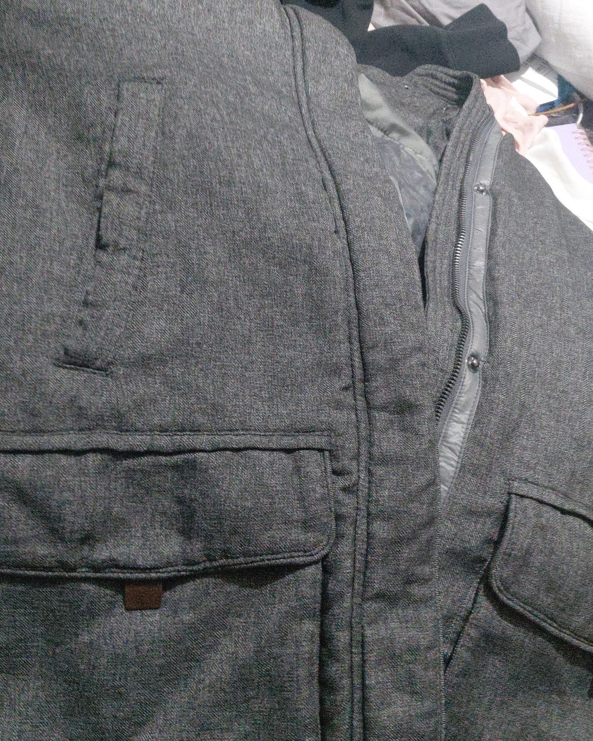 BMW Women's Grey Parka Jacket Size M - Image 8