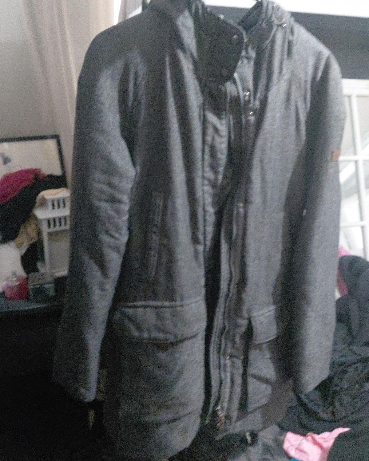 BMW Women's Grey Parka Jacket Size M for rent on The Volte - main image