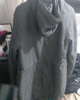 BMW Women's Grey Parka Jacket Size M for rent on The Volte - image 2