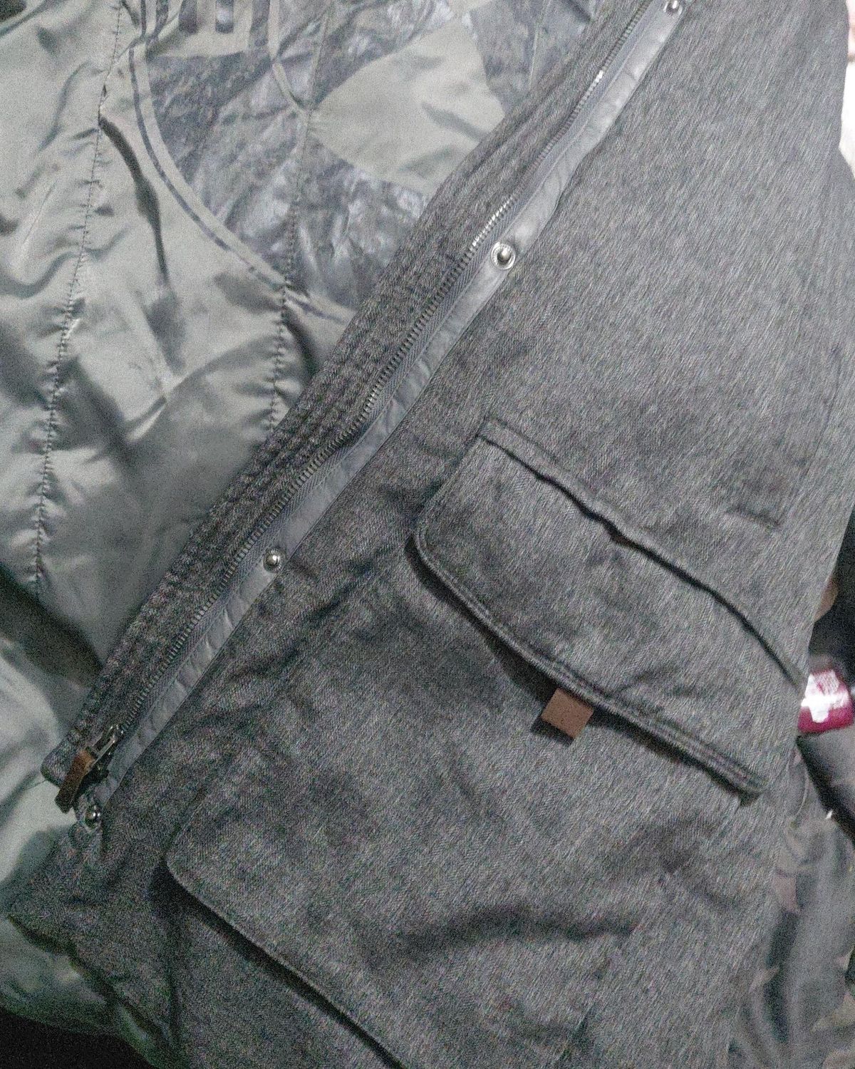 BMW Women's Grey Parka Jacket Size M - Image 7