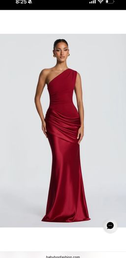Baby Boo Red Mermaid Formal Dress Size 10 for rent on The Volte - image 1