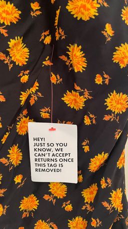 Topshop double V vintage midi slip dress in ditsy orange floral for rent on The Volte - image 8