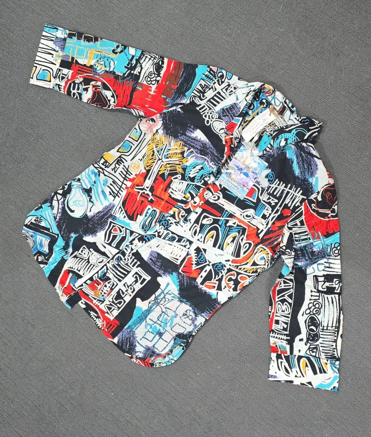Orientique Women's Multicoloured Button-Up Shirt Size 10 for rent on The Volte - main image