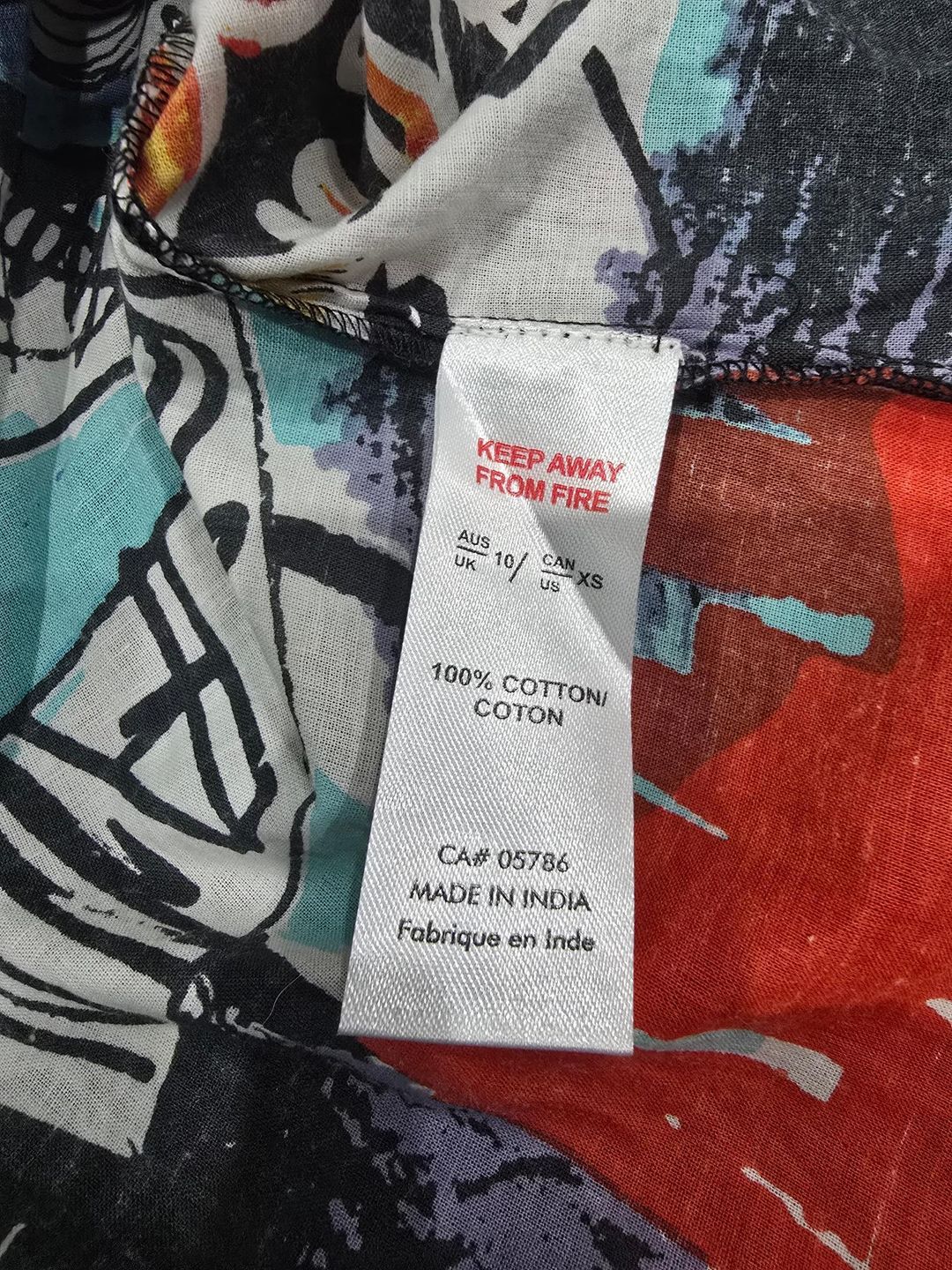 Orientique Women's Multicoloured Button-Up Shirt Size 10 for rent on The Volte - main image