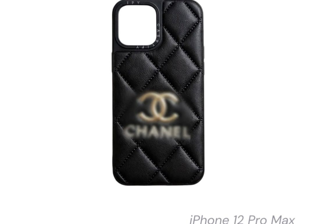CHANEL iPhone 12 Pro Max Back Case for rent on The Volte - main image
