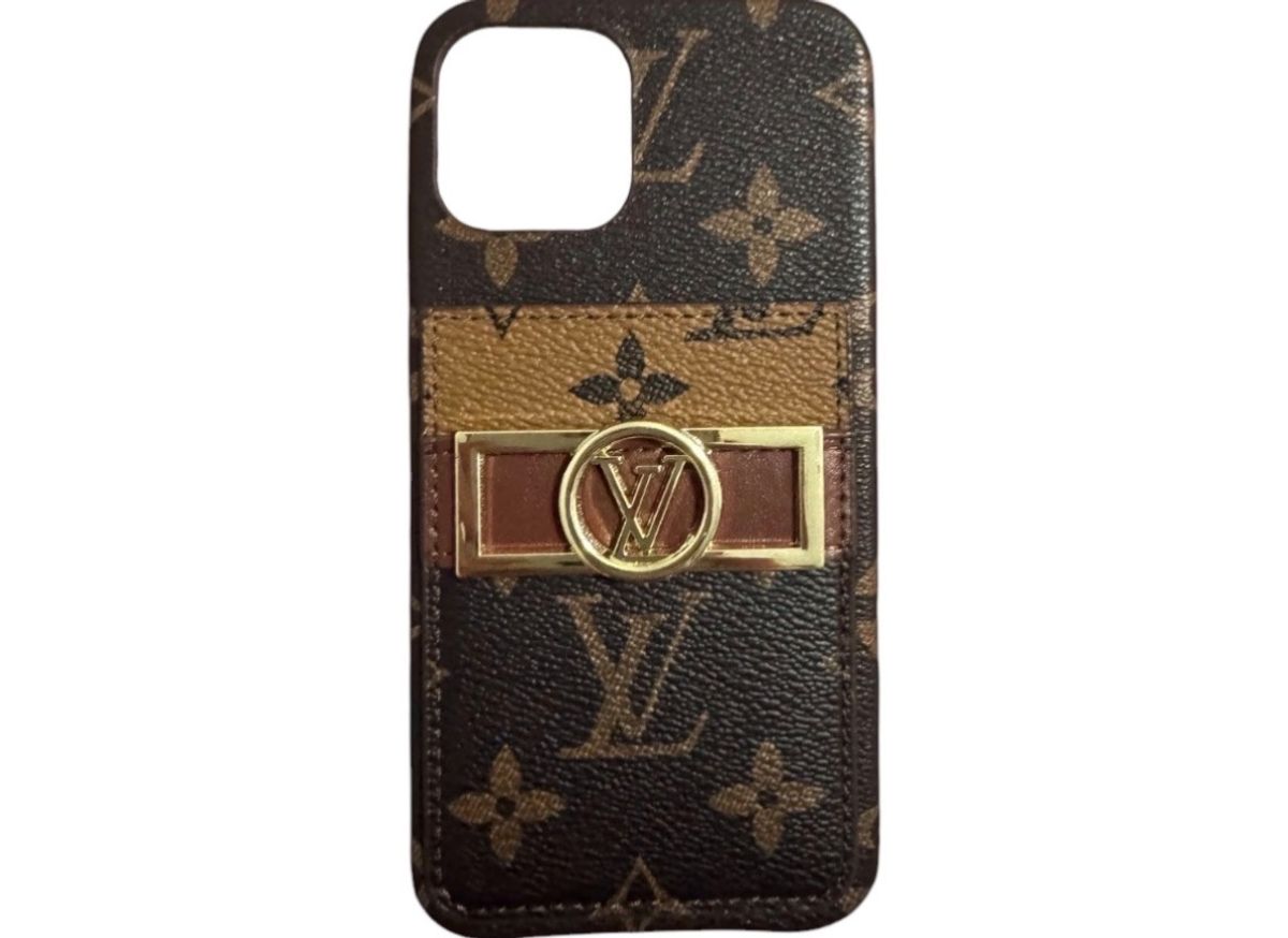 Louis Vuitton iPhone 12 Monogram Case Card Holder - Image 1