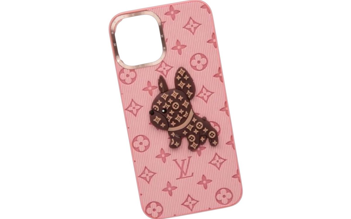 Louis Vuitton Monogram iPhone 12 Pro Max Case Pink Brown - Image 1
