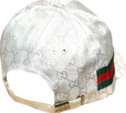 Gucci GG Monogram Baseball Cap Black Red Green Stripe for rent on The Volte - image 3