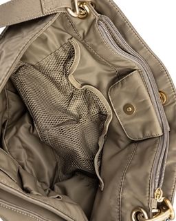 Oroton Monogram Baby Nappy Bag Taupe Brown for rent on The Volte - image 3