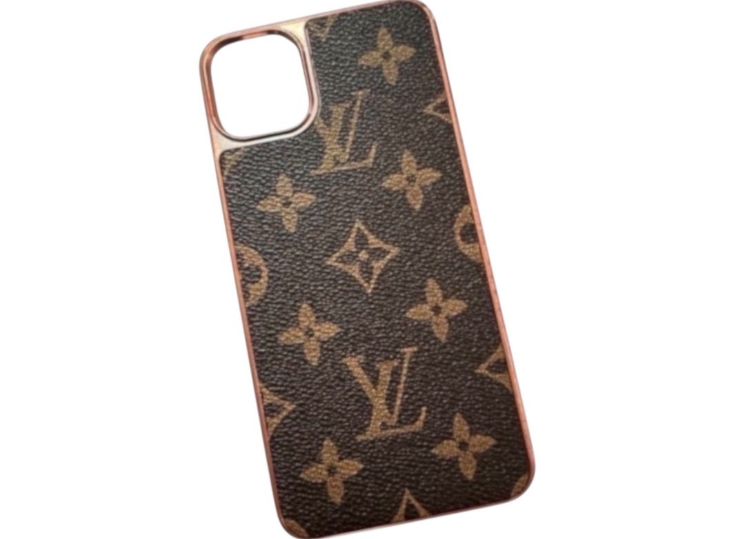 Louis Vuitton Monogram iPhone 13 Case Brown Rose Gold for rent on The Volte - main image