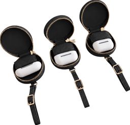 Black Quilted AirPod / Earbud Case & Bag Charm 🖤 for rent on The Volte - image 2