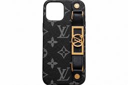 Louis Vuitton iPhone 12 Pro Max Monogram Case Gold Logo Hand Strap for rent on The Volte - image 1
