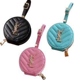✨ Quilted Round AirPod / Earbud Case & Bag Charm ✨ Keep your AirPods or earbuds stylishly stored wi for rent on The Volte - image 1