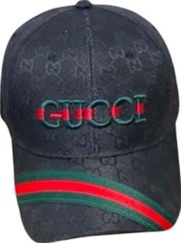 Gucci GG Monogram Baseball Cap Black Red Green Stripe for rent on The Volte - image 3