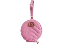 Gucci Pink Quilted AirPod Case Gold-Tone for rent on The Volte - image 1