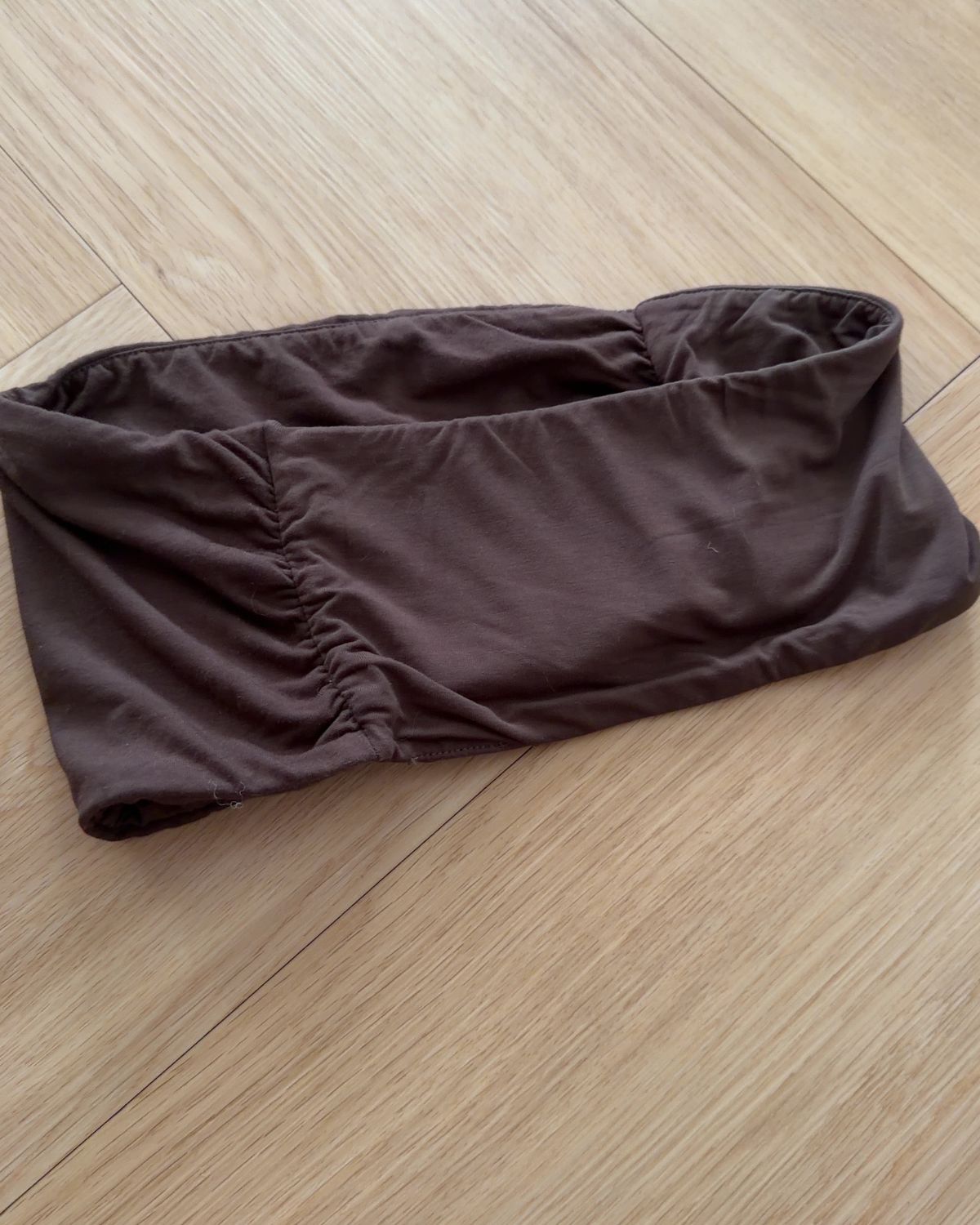 Bodypeace Bamboo Crop Top Tank M Brown - Image 2