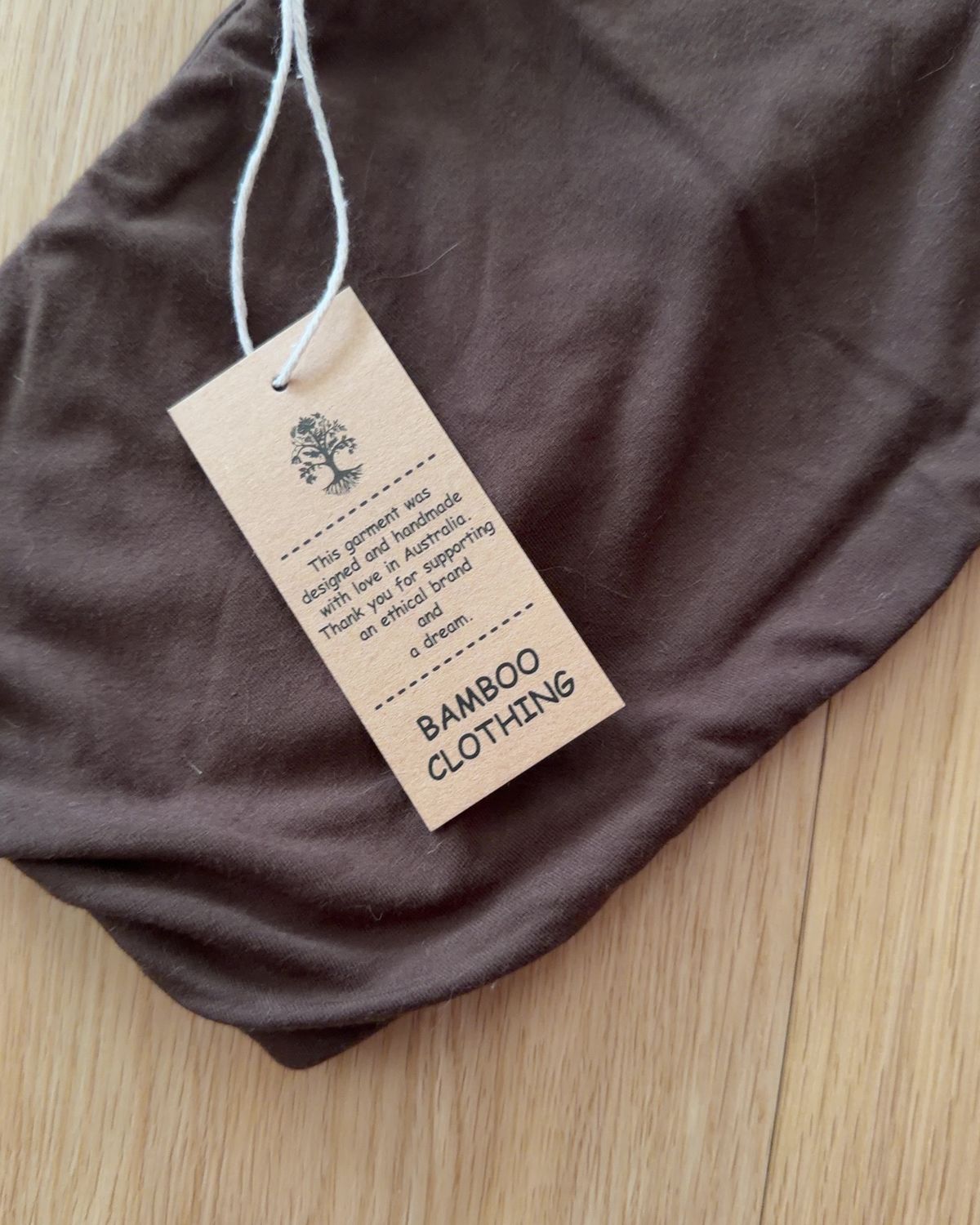 Bodypeace Bamboo Crop Top Tank M Brown - Image 4
