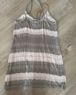 Tigerlilly Beige Short Summer Dress Size 14 for rent on The Volte - image 2