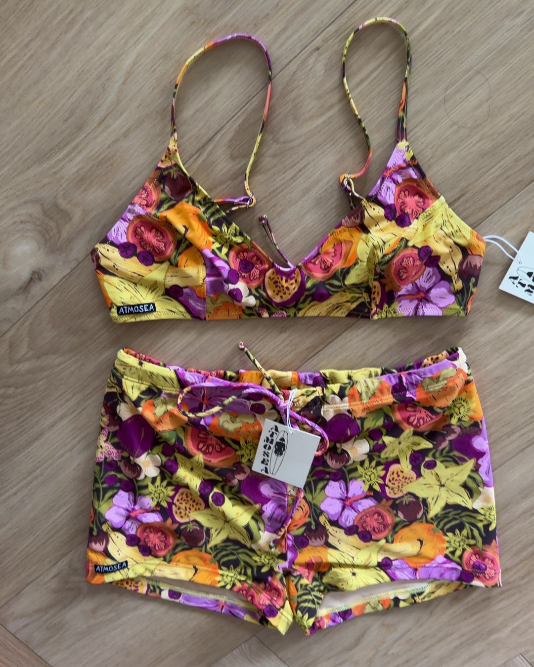 Atmosea Women's Yellow Bikini Swimsuit L/XL for rent on The Volte - main image